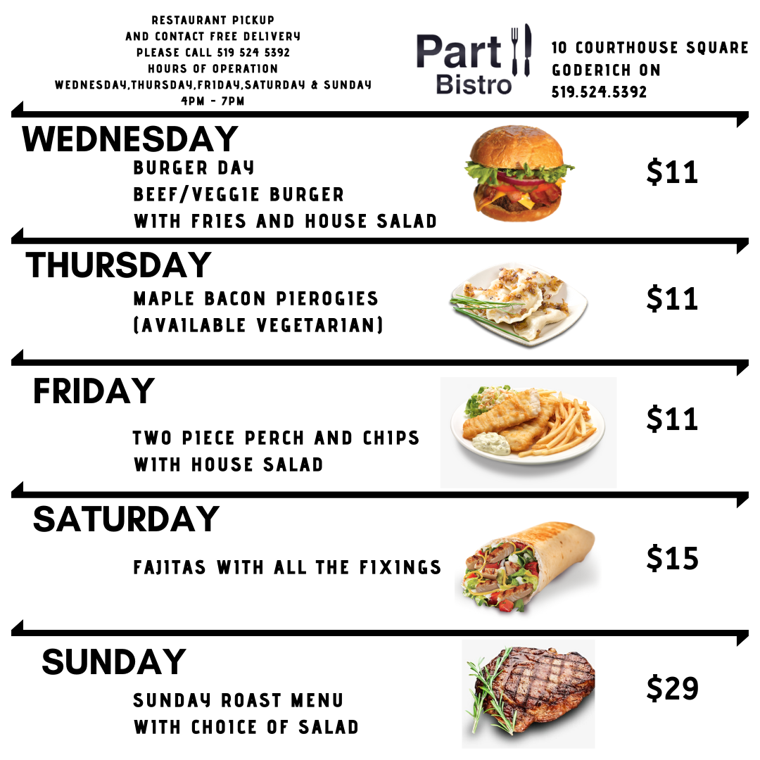 DailyTakeOutSpecialsMenu Part II Bistro